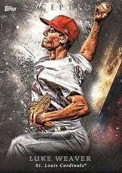 2018 Topps Inception Base Set Luke Weaver #85 card