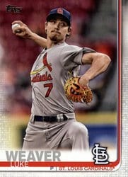 2019 Topps Base Set Luke Weaver #235 card