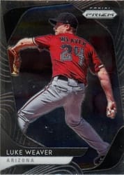 2020 Panini Prizm Base Set Luke Weaver #52 card