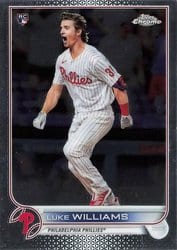 2022 Topps Chrome Base Set Luke Williams #170 card
