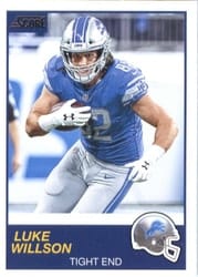 2019 Score Base Set Luke Willson #222 card