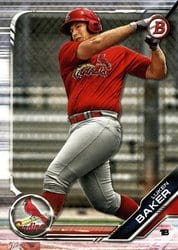 2019 Bowman Prospects Luken Baker #BP-116 card