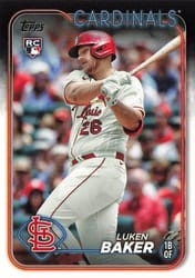 2024 Topps Base Set Luken Baker #207 card