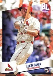 2024 Topps Big League Base Set Luken Baker #175 card