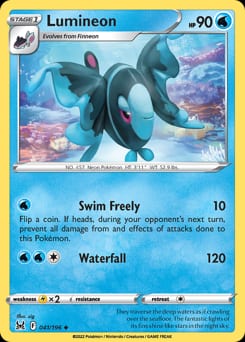 Lost Origin Lumineon #41 card
