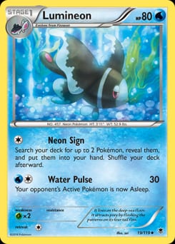 2014 Phantom Forces Lumineon #19 card
