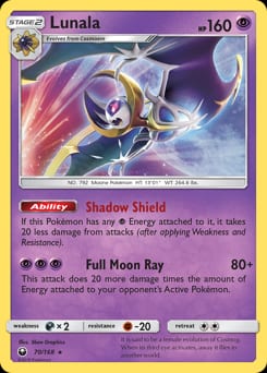 Celestial Storm Lunala #70 card