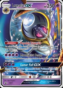 SM Black Star Promos Lunala-GX #SM17 card