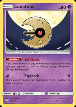 Celestial Storm Lunatone #61 card
