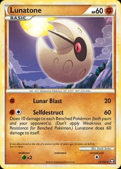 HS—Triumphant Lunatone #25 card