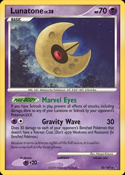 Supreme Victors Lunatone #32 card