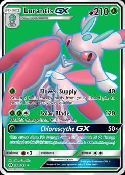 2017 Sun & Moon Lurantis-GX #138 card