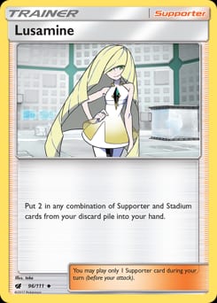 Crimson Invasion Lusamine #96 card