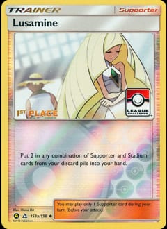 Ultra Prism Lusamine #153a card