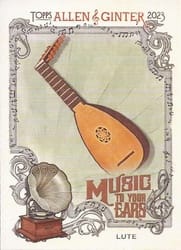 2023 Topps Allen & Ginter Music to Your Ears Lute #MTYE-11 card