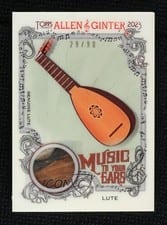 2023 Topps Allen & Ginter Music to your Ears Relics Lute #MTYER-LU card