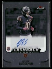 2025 Finest Flashback Autographs Luther Burden III #FBA-LBU card