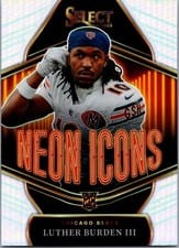 2025 Panini Select Neon Icons Luther Burden III #2 card