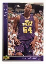 1993-94 Upper Deck Base Set Luther Wright #156 card