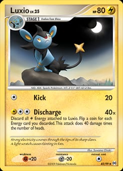 Arceus Luxio #43 card