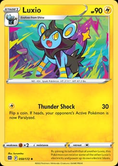 Brilliant Stars Luxio #50 card
