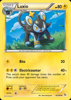 2014 Flashfire Luxio #33 card