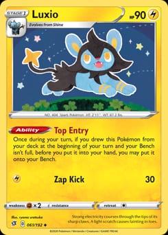 Rebel Clash Luxio #61 card