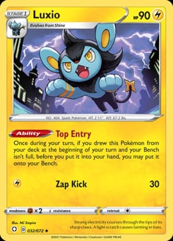 Shining Fates Luxio #32 card