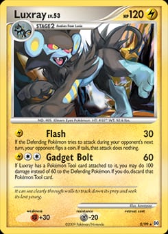 2009 Arceus Luxray #5 card