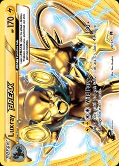 2016 BREAKpoint Luxray BREAK #47 card