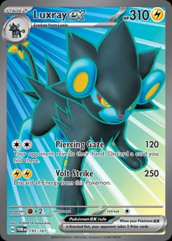 2024 Twilight Masquerade Luxray ex #195 card