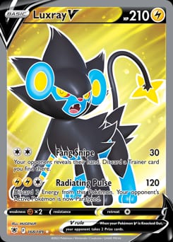 Astral Radiance Luxray V #168 card