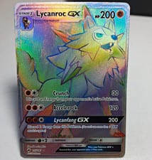 2017 Burning Shadows Lycanroc-GX #155 card