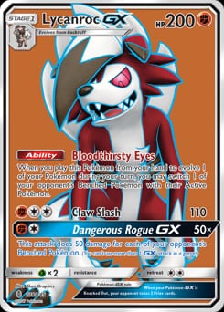 Guardians Rising Lycanroc-GX #138 card