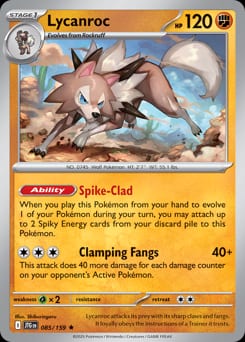 Journey Together Lycanroc #85 card