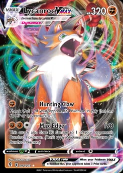 Evolving Skies Lycanroc VMAX #92 card