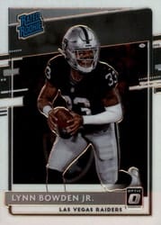 2020 Donruss Optic Base Set Lynn Bowden Jr. #182 card