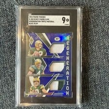 2024 Panini Phoenix Regeneration Lynn Dickey / Brett Favre / Jordan Love #R-GB card