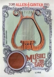 2023 Topps Allen & Ginter Music to your Ears Relics Lyre #MTYER-L card