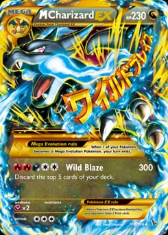 2014 Flashfire M Charizard-EX #108 card