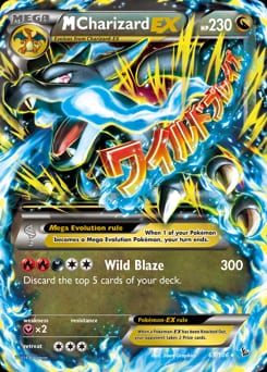 2014 Flashfire M Charizard-EX #69 card