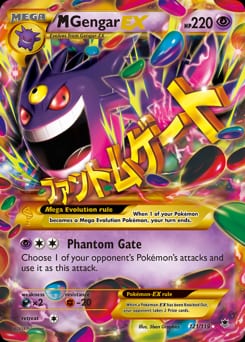 Phantom Forces M Gengar-EX #121 card