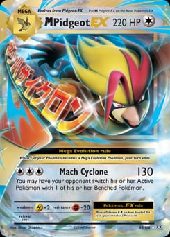 2016 Evolutions M Pidgeot-EX #65 card