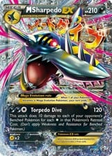 XY Black Star Promos M Sharpedo-EX #XY200 card