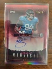 2024 Topps Midnight Stroke of Midnight Autographs Maason Smith #SMA-MAS card