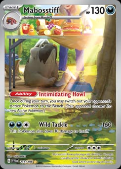 Scarlet & Violet Mabosstiff #218 card