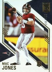 2021 Donruss Elite Base Set Mac Jones #104 card