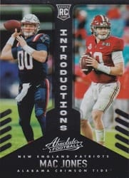 2021 Panini Absolute Introductions Mac Jones #9 card