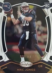 2021 Panini Certified Base Set Mac Jones #106 card