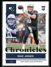 2021 Panini Chronicles Mac Jones #80 card